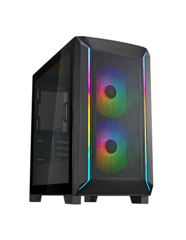 Caja Pc Silverstone Fara 312 Micro Atx Tempered Glass - Negro Sst-fa312z-bg