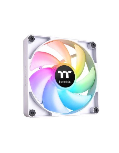 Thermaltake Ct120 Argb Sync Pc Ventilador Blanco Blanco, Pack De 2, Sin Controlador