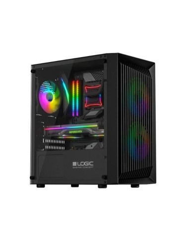 Caja Pc Logic Atos Rgb Mini Usb 3.0  Argb