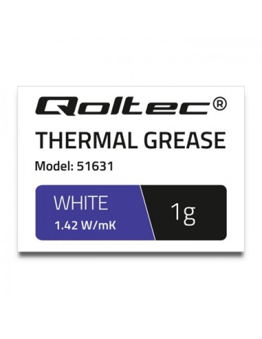 Qoltec 51631 Pasta Termica 1.42 W M-k 1g White