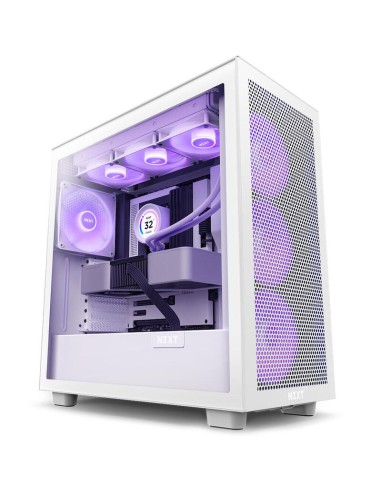 Caja Pc Nzxt H7 Flow Rgb Blanco - Midi Cm-h71fw-r1