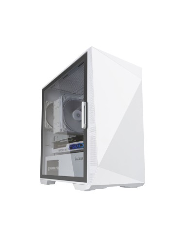 Pc Zalman Z1 Iceberg White - Matx Mid Tower Pc Case/pre-installed Fan 2 X 120mm In Mini Tower Blanco