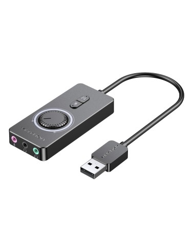 Tarjeta De Sonido Vention Cdrbb Usb Macho 3x Jack 3.5 Hembra