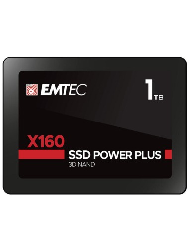 Disco Ssd Emtec X160 2.5" 1tb Serial Ata Iii Qlc 3d Nand