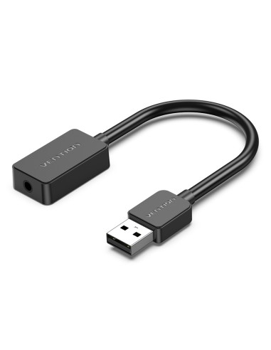 Tarjeta De Sonido Vention Cdzb0 Usb Macho 1x Jack 3.5 Hembra