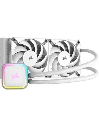 Corsair H100i Elite Procesador Sistema De Refrigeración Líquida Todo En Uno 12 Cm Blanco