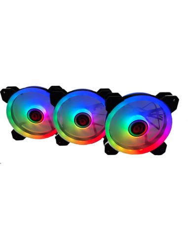 Talius Iris Spectrum Argb/cronos - Kit De 3 Ventiladores 120 Mm  Color Negro