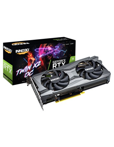 Tarjeta Gráfica Inno3d Rtx3060 Twin X2 Oc Lhr 12gb Gddr6 Hdmi 3xdp