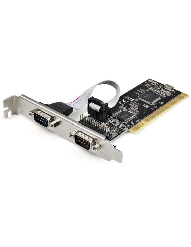 Startech.com Tarjeta Pci Con 2 Puertos Serie Rs232 Db9 Y 1 Paralelo Db25 Lpt