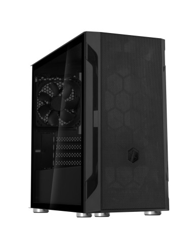 Caja Pc Silverstone Fara H1m, Micro-atx, Ventana Lateral 120 Mm X 1 Ventilador Incl. Sst-fah1mb-g