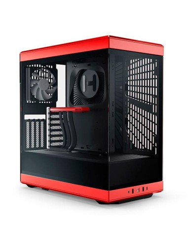 Caja Pc Atx Hyte Y40 Rojo Cs-hyte-y40-br