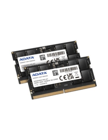 Adata So-dimm 32 Gb Ddr5 4800mhz Ecc, Ad5s480032g-s