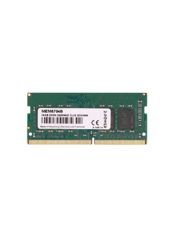 2-power Memoria Sodimm 16gb Ddr4 3200mhz Cl22 Sodimm 2p-kcp432ss8/16