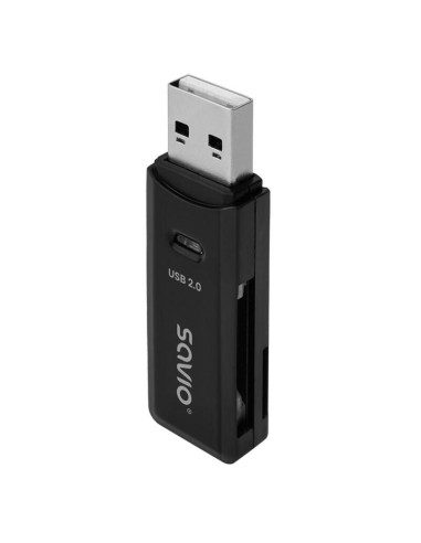 Savio Lector De Tarjetas Sd, Usb 2.0, Ak-63