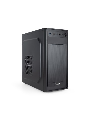 Tooq Caja Semitorre Atx/microatx/mini-itx - Tamaño Disco Soportado 3.5", 2.5" - Usb3.0, 2.0, Audio Hd - Ventilador