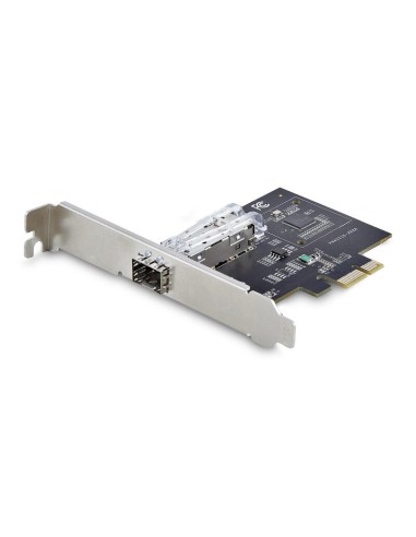 Startech.com Tarjeta Pcie 2.1x1 De Red De Fibra óptica/cobre Ethernet 1gb Sfp De 1 Puerto - Chipset Controlador Intel I210-i...