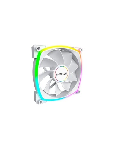 Ventilador Pc Montech Rx140 Pwm 140x140x25 Blanco, 140 Mm Rx140 Pwm White