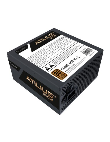 Pack De 10 Unidades Fuente De Alimentacion Unykach Atilius 2.0 Black 500w 80 Plus Bronze 500w Atx 2.3 - Apfc -