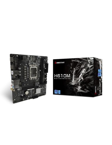 Placa Base Biostar H610mt-e Intel H610 Lga 1700 Micro Atx