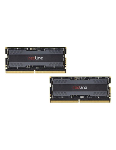 Memoria  Mushkin  So-dimm 64 Gb Ddr5 5600 2x 32 Gb Kit Dual, Negro, Mra5s560lkkd32gx2, Redline Sodimm Mra5s560lkkd32gx2