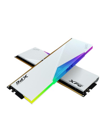 Memoria  Adata 48 Gb Ddr5-8000 (2x 24 Gb)  Blanca, Ax5u8000c4024g-dclarwh, Xpg Lancer Rgb, Intel Xmp Ax5u8000c4024g-dclarwh