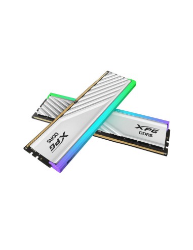 Memoria  Adata  32 Gb Ddr5-6000 (2x 16 Gb) Kit Dual, Ram Blanca, Ax5u6000c4816g-dtlabrwh, Xpg Lancer Blade Rgb, Intel Xmp, Am...