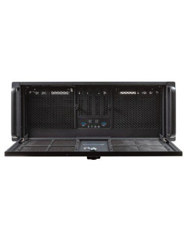 Unykach Uk4339h Caja Rack 4u 19" - Tamaños De Disco Soportados 3.5", 2.5" - Filtro Antipolvo - Usb-a 3.0, Usb-c - Color