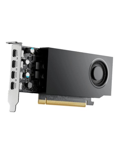 Tarjeta Grafica  Pny Nvidia A400 4gb Gddr6 64-bit, Low Profile, Pcie 4.0 X8, Single Slot, 4 X Mini Displayport 1.4a, 50w, Lp ...