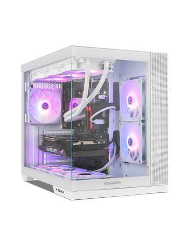 Caja Gaming Semitorre Nox Hummer Astra Neo Blanca