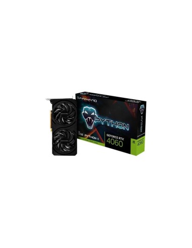 Tarjeta Gráfica Gainward Geforce Rtx 4060 Python Ii,  Dlss 3, 3x Displayport, 1x Hdmi 2.1 4710562244496