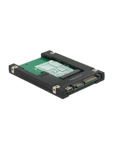 Delock 62853 Convertidor De 2.5? Sata De 22 Contactos / Usb 2.0 Type Mini-b   1 X Ranura Msata / Mini Pcie