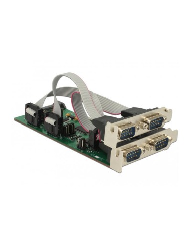 Delock 62922 Tarjeta Pci Express X1 A 3 X Serie Rs-232 + 1 X Ttl 3,3 V / Rs-232 Con Suministro De Tensión