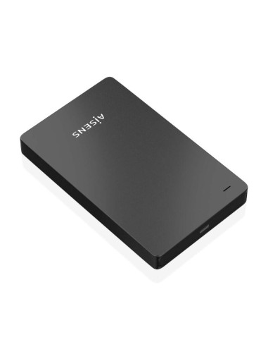 Aisens Caja Externa 2,5&quot  Ase-2542b 9.5mm Sata A Usb-c Usb3.1 Gen1, Negra