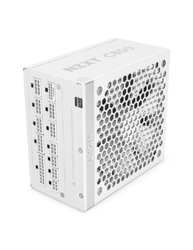 Fuente De Alimentación  Nzxt C850 Gold Atx 3.1, Para Pc Blanca, 1x Conector Para Tarjeta Gráfica De 16 Pines, 3x Pcie, Gest...