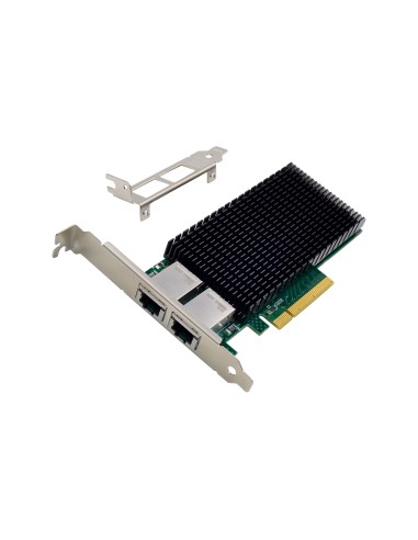 Inline® Dual 10-gigabit Network Card, 2x Rj45 10gb/s, Pcie X8, Incl. Lp Bracket