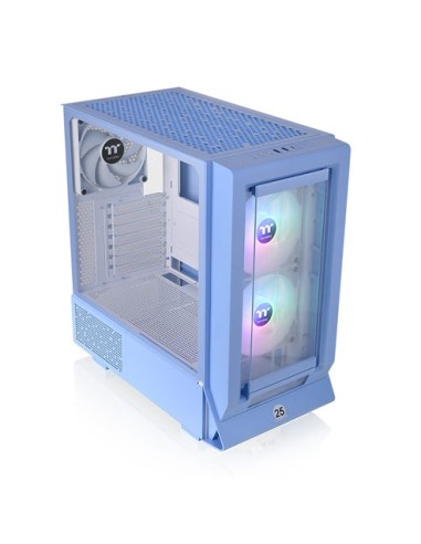 Caja Pc Thermaltake Ceres 350 Mx  Azul Claro, Vidrio Templado X 2 Ca-1z3-00mfwn-00