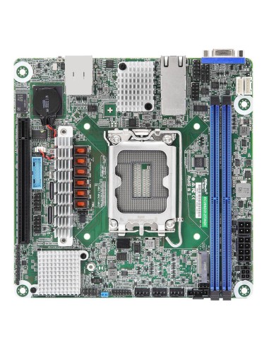 Asrock Placa Base Ec266d2i-2t/aqc Mini-itx Socket 1700 Ddr5-only Single