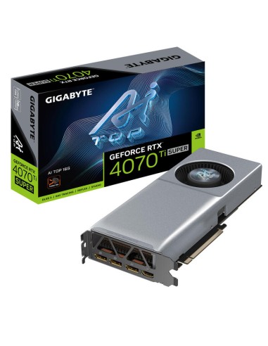 Tarjeta Gráfica Gigabyte Rtx4070 Ti Super Ai Top 12gb Gddr6x Hdmi 3xdp