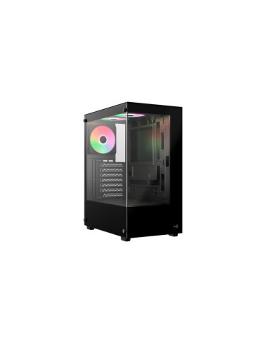 Aerocool Pivot-g-bk-v3, Caja Torre Negra, Vidrio Templado X 2 Accm-es08033.11