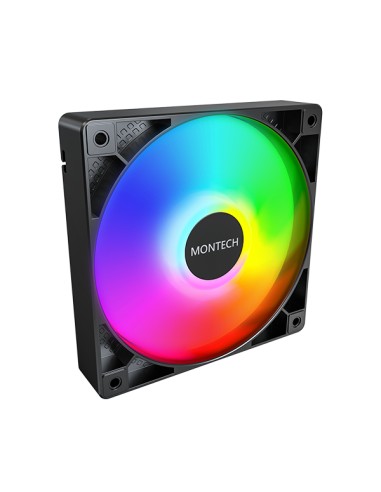 Ventilador Pc 120x120 Montech Gf120 Pwm Black