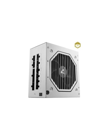 Fuente De Alimentación Sharkoon Rebel P20 750 Blanco Para Pc Blanco, 1x Conexión De Alta Potencia De 12 Pines, 4x Pcie, Ges...