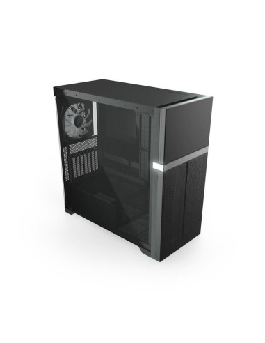 Caja Pc Atx Semitorre Valkyrie Vk02 Lite Cristal Templado Negra