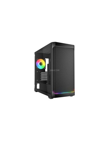 Caja Pc Sharkoon Mk4w Rgb Strip Negra, Cristal Templado 4044951041763