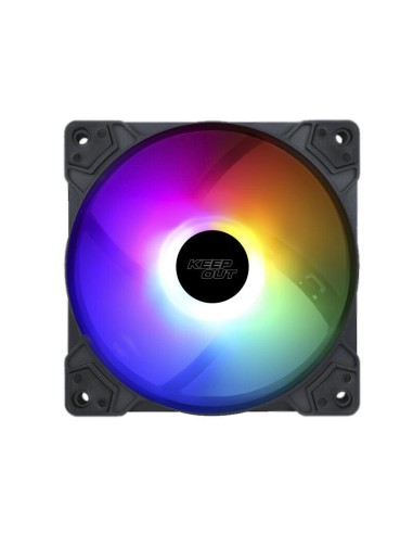 Ventilador Auxiliar Xfc-120f Rgb Keepout 120mm/ Rgb/ Negro