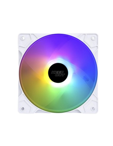 Ventilador Auxiliar Xfc-120f Rgb Blanco Keepout 120mm/ Rgb/ Blanco