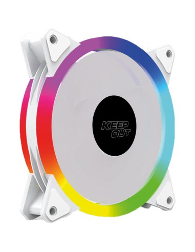 Ventilador Auxiliar Xfc-120sr Argb Blanco Keepout 120mm/ Argb/ Blanco