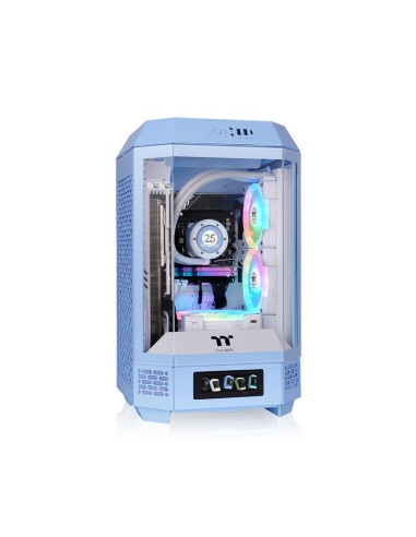 Caja Gaming Thermaltake Mini-itx Tower 250 2xvent 120mm Azul Hydrangea Snfuenteâ