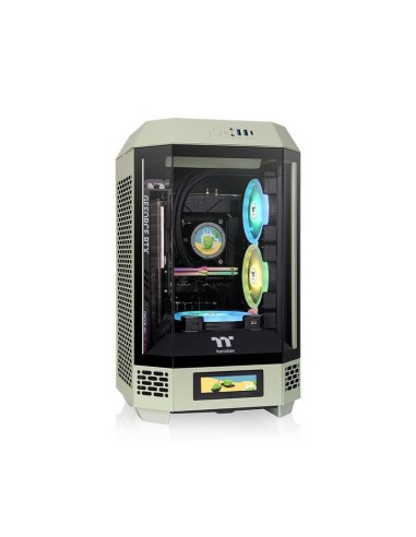 Caja Pc Thermaltake Mini-itx Tower 250 2xvent 120mm Verde Matcha Snfuenteâ