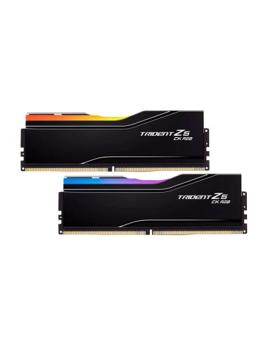 Memoria G.skill 48 Gb Ddr5-8200 2x 24 Gb  Kit Dual, Ram Negro, F5-8200c4052g24gx2-tz5crk, Trident Z5 Ck Rgb, Intel Xmp F5-820...