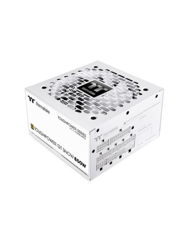 Fuente De Alimentación  Thermaltake Toughpower Gt Snow 850w Para Pc Blanco, 1x Gpu De Alta Potencia De 12 Pines, 4x Pcie, Ge...